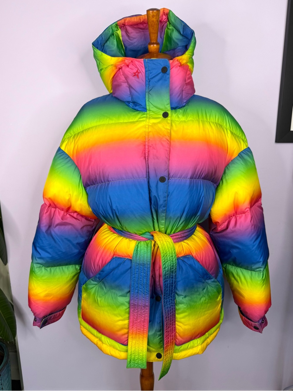 Perfect Moment Rainbow Puffer/Ski Jacket